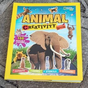 National Geographic Animal Creativity Book - With Stickers